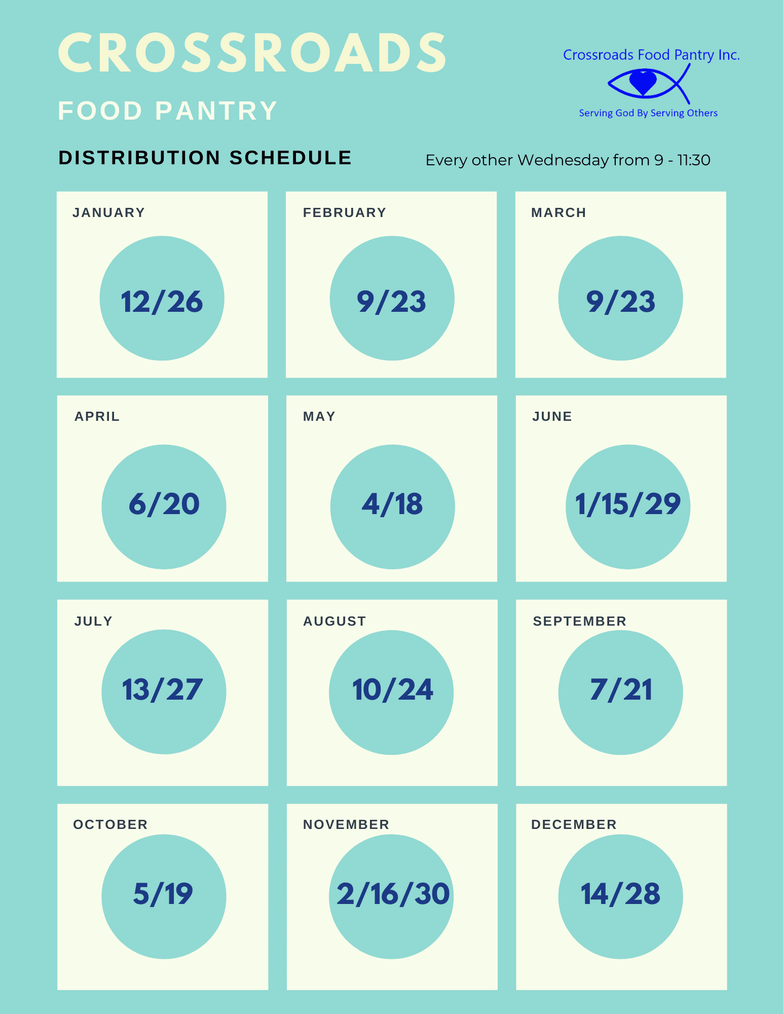 Distribution Schedule